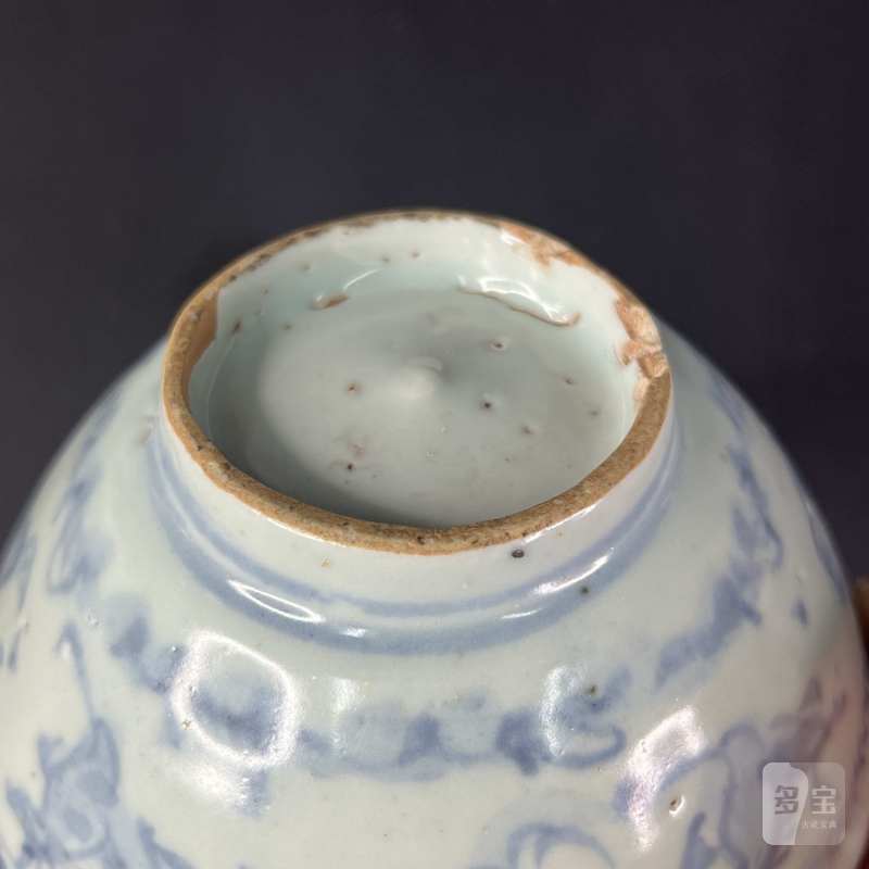 明 青花天马纹碗 - 图5